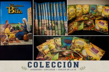 2 Colecciónes de libros en español Biblia/animales