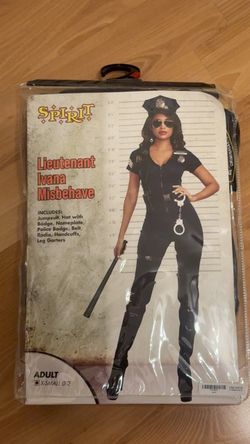 Spirit Halloween Police Costume Women's XS (0-2) - Never Worn