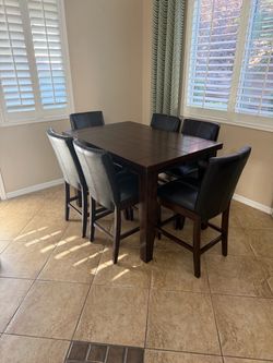 Expandable kitchen table 6 chairs