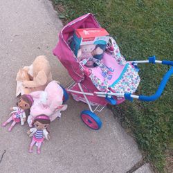 Baby Toy Carriage N Dolls