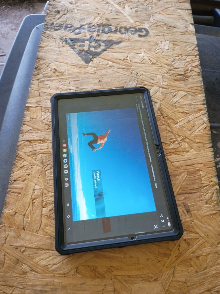 Samsung A9+ With Screen Protector And Durable Case With Fold Out Stand