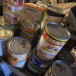 FREE EXPIRED CANNED FOOD