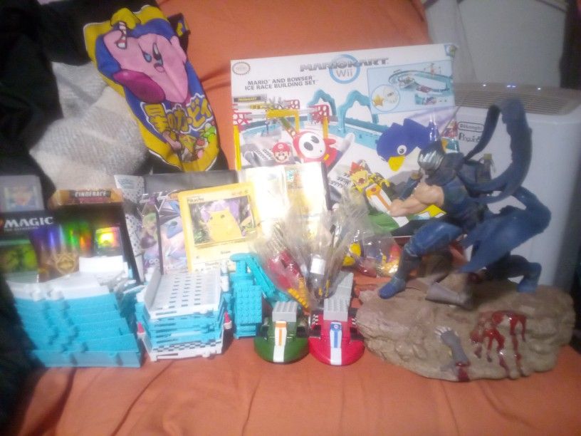 Magic/ Pokemon Cards Mario Kart Wii Nintendo K'Nex Building Set A Ryu Hayabusa Retro Blue Variant Action Figure Kirby Japanese Shirt And A Caribbean G