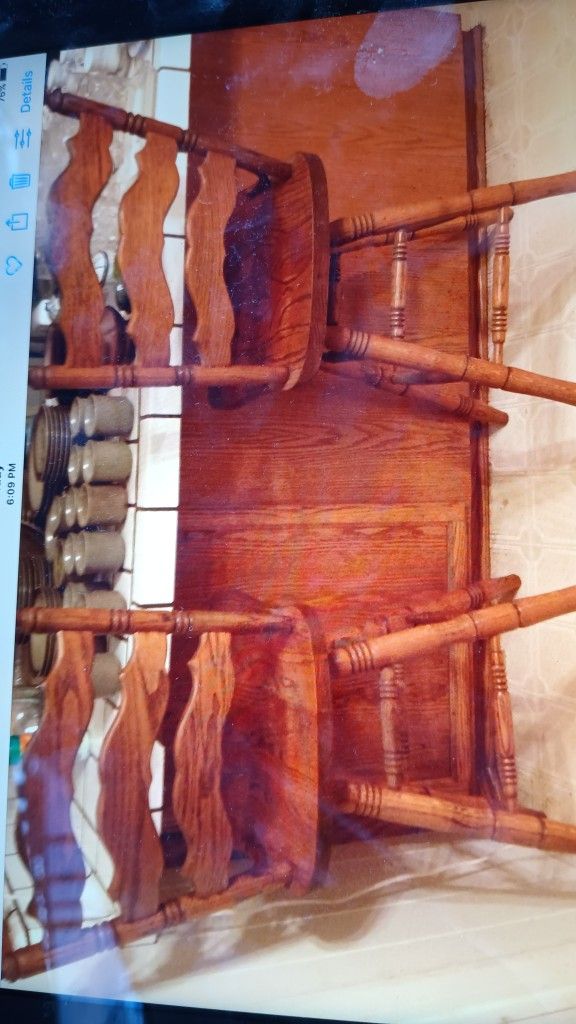 Oakwood High Chair For Bar $15