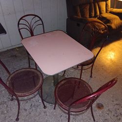  Bar Table With  2 Chairs