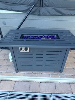 Outdoor Propane Fire Pit Table