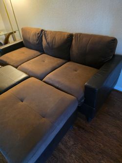 Espresso Brown Couch Set