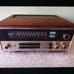 McIntosh Stereo Receiver Solid State Model 1900 Vintage 1979 With Wood Case