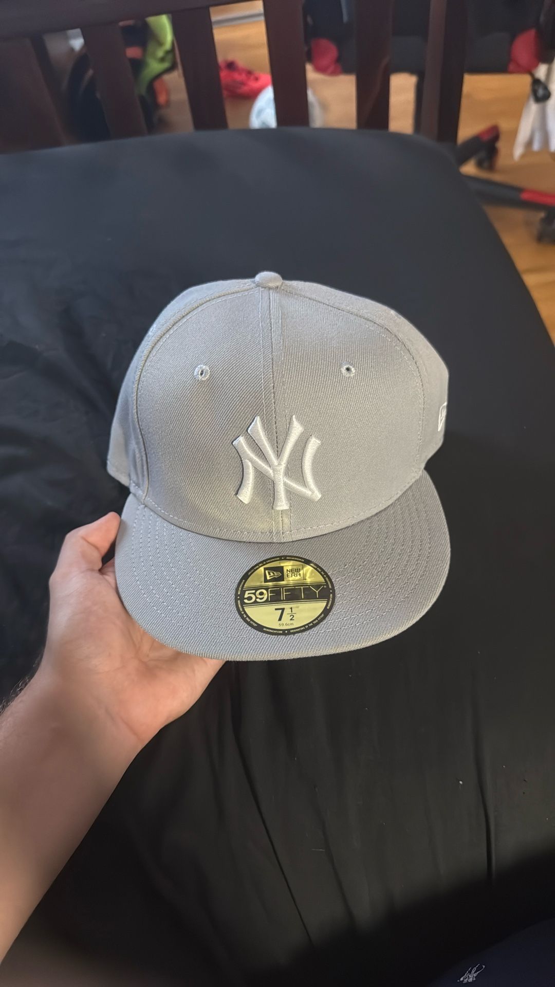 New York Yankees Fitted Hat Size 7 1/2