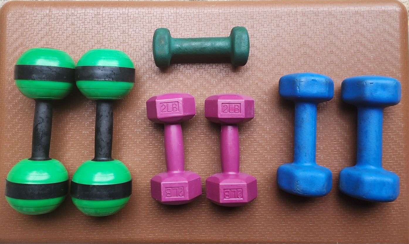 3 Pairs Dumbbells/Hand Weights