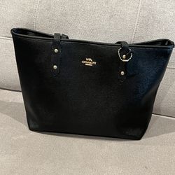 Coach Large Black Purse Tote Shoulder Bag