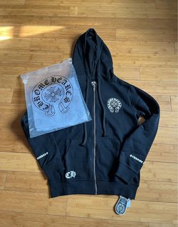 Black chrome hearts hoodie