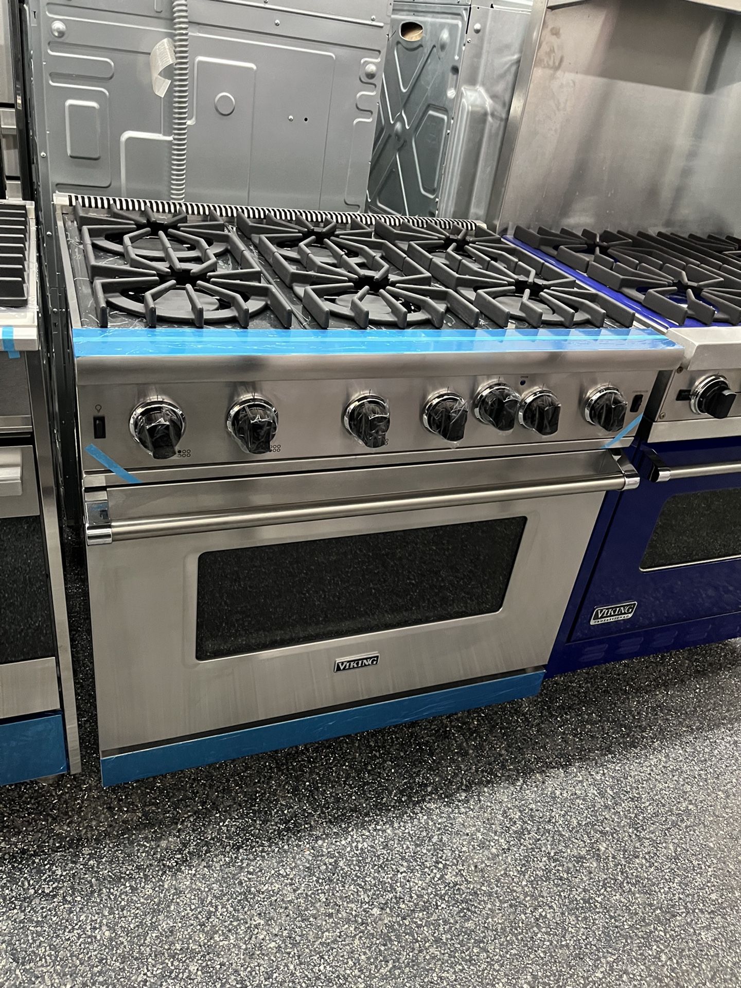 Viking 36 Inch All Gas Range Stove Stainless Steel 6 Burners