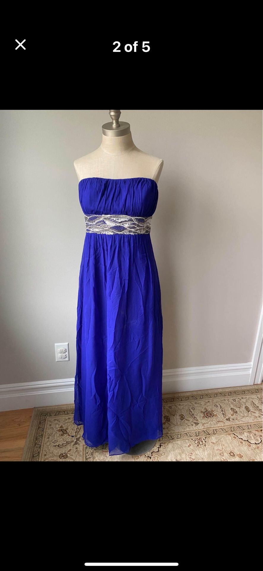 Sleeveless Dress Formal Prom Wedding Party Size 6