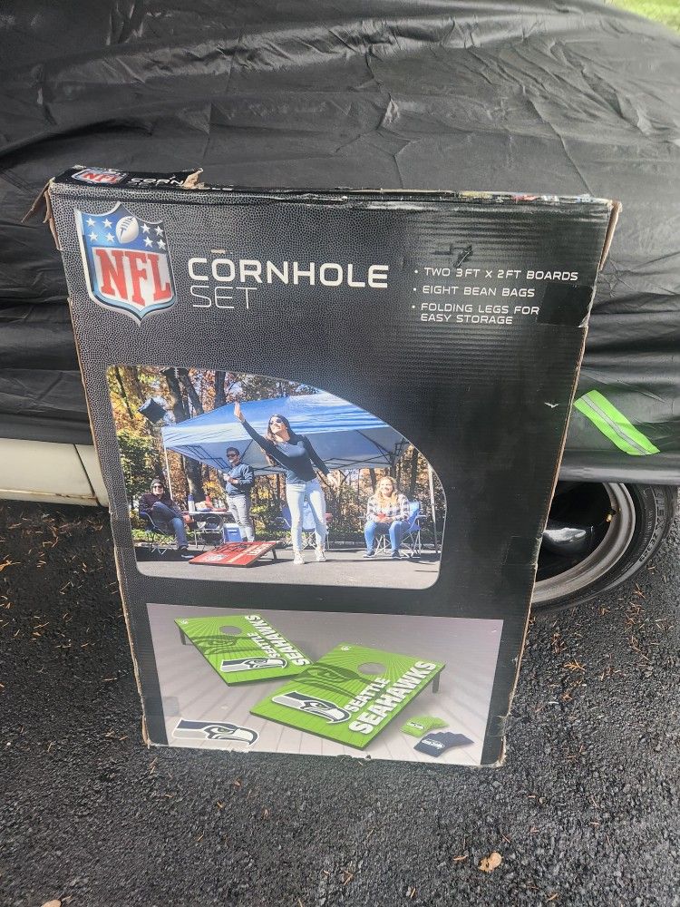 Seattle SEAHAWKS CORNHOLE NEW NFL