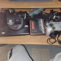 Sega Genesis Model 1 & Sega Powerbase Converter 