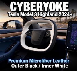 CyberYoke Steering Wheel Tesla Model 3 Highland 2024+