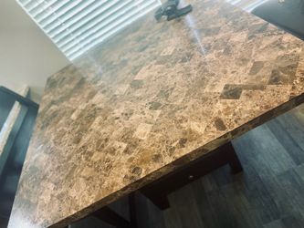 Marble table