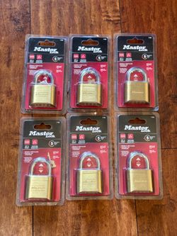 Lote de 6 Candados Master Lock – Nuevos Sellados
