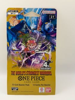 One piece sleeved booster pack op17