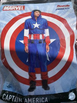 Captain America onesie costume