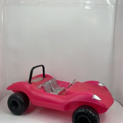 1970 “Rare” Barbie & Ken Pink Official Dune Buggy by Irwin As is