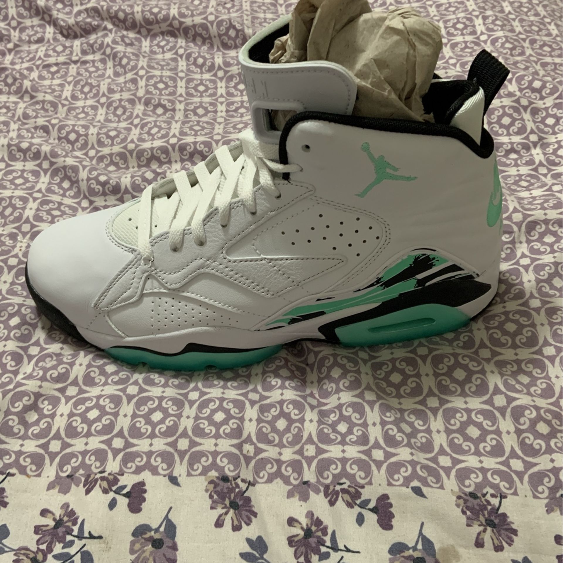 Jordan MVP White Green Glow