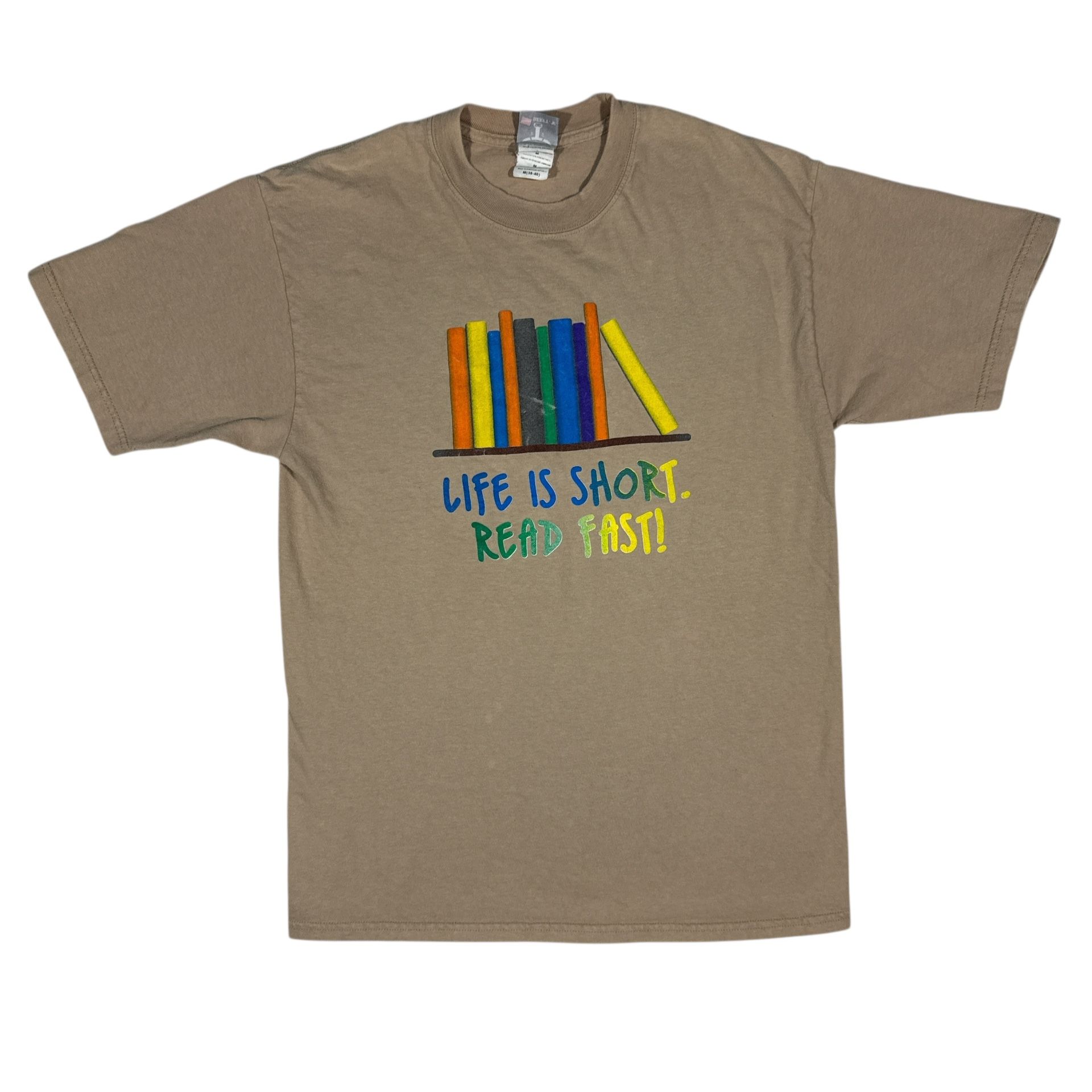 Vintage Life Is Short Read Fast T Shirt