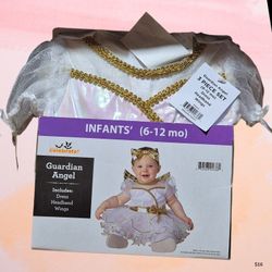 Guardian Angel Infant Halloween Costume 6-12 Mo