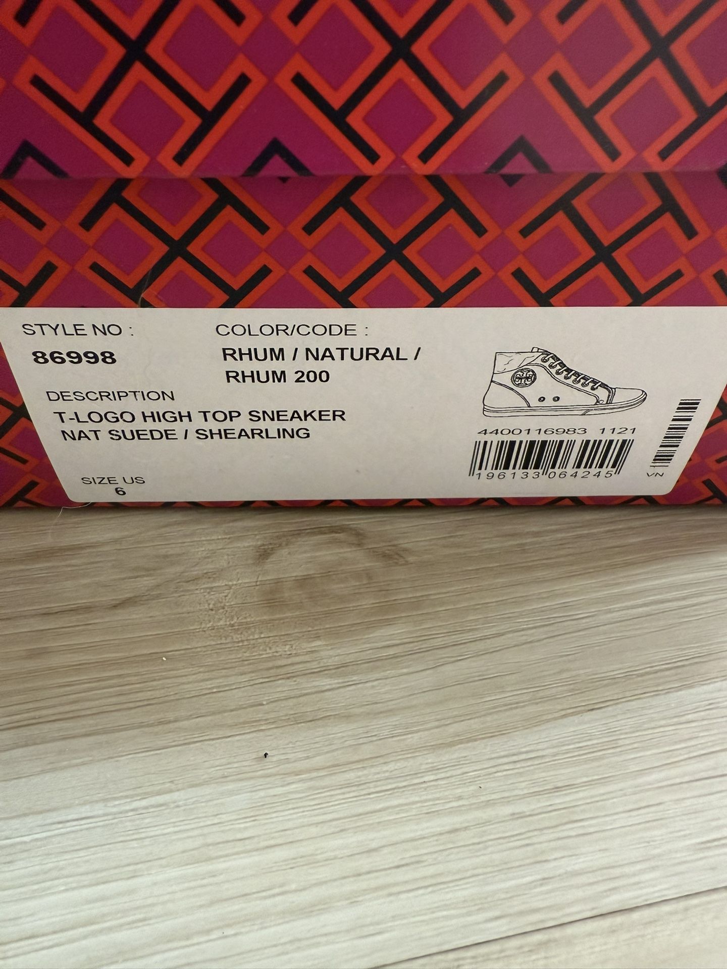 Tory Burch hight top sneaker