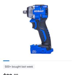 Lowe's Half Inch Compact Impact Wrench 24v Max Kobalt