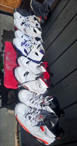 Jordans. Sizes  9 --13.   $100.  For all or $30 each