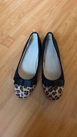 Leopard Print Ballet Flats with Bow