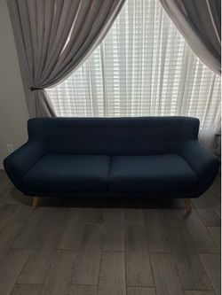 Couch teal color