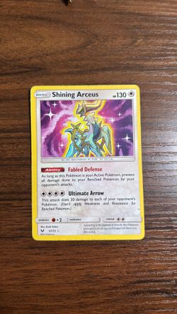 Pokemon Shining Arceus Card Holo 57/73