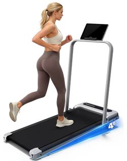 New-Yagud Walking Pad, Walking Pad Treadmill for Home Office, Portable Under Desk Treadmill with Remote Control and LED Display, Walking Jogging Runni