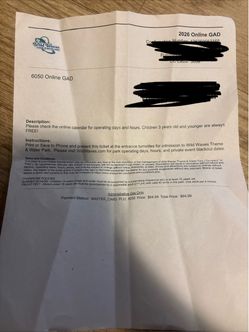 Wild Waves Theme & Water Park Tickets (2)
