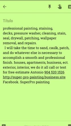 Pressure washer, painting, drywall