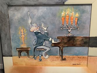 Chuck Jones’s Bugs Bunny “Bugs At The Piano” Fine Art Limited Edition Giclee