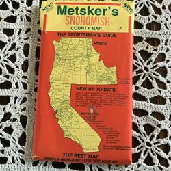 Vintage Metsker’s Snohomish County Map