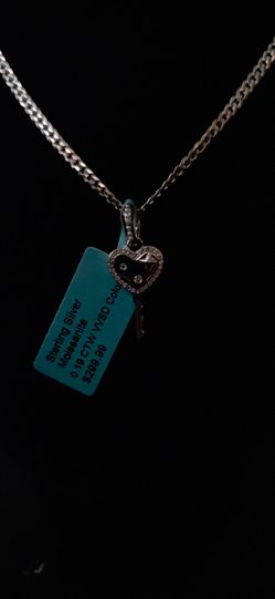 16in sterling silver chain with sterling sliver pendant