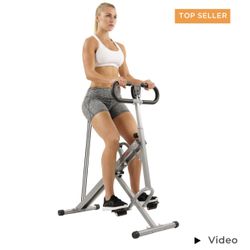 Upright row-N-ride rowing machine