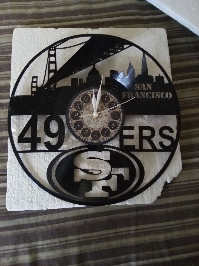 Custom 49ers Clock