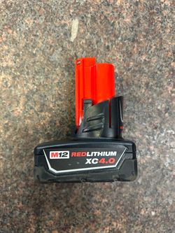 Milwaukee m12 4.0 battery