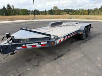7x18 14k flat bed trailer