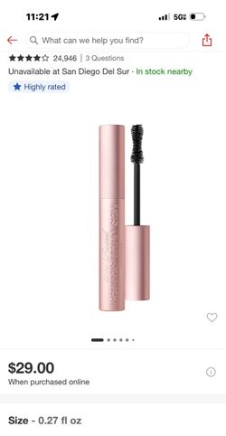 Too Faced Better Than Sex Volumizing & Lengthening Mascara - 0.27 fl oz - Ulta Beauty