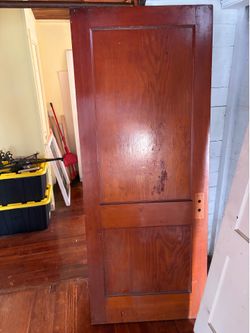 Wooden door