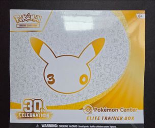 Pokemon Center 30th Anniversary Elite Trainer Box ETB