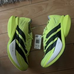 Adidas Adizero Prime X3 Strung Volt Solar Yellow Neon JI2981 Mens Size 11