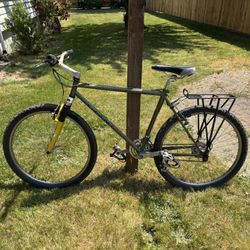 Giant Mountain Bike w/ Rear Rack, Medium Frame 